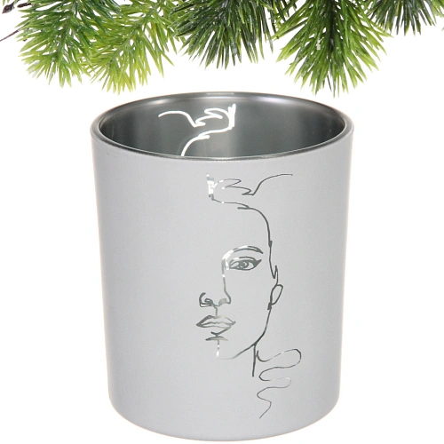 Подсвечник Нежный силуэт 8,510 см, Белый_3