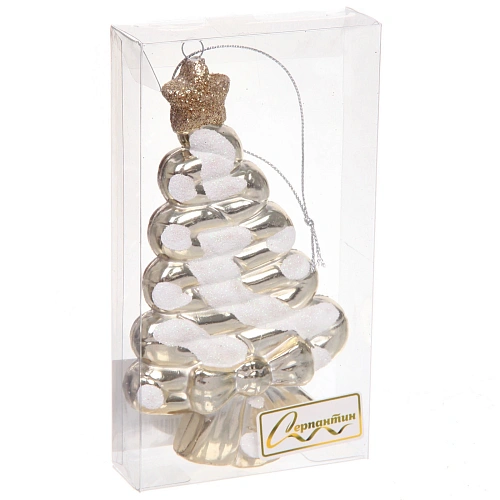 Елочная игрушка Сладкая ёлочка 7,51,514 см, Шампань_2