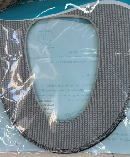 Чехол для сиденья унитаза "Cozy"серый