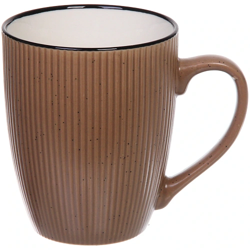Кружка керамическая 360мл Полоски, микс цветов_5