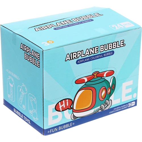 Мыльные пузыри Вертолёт 14 см, 40 мл_10