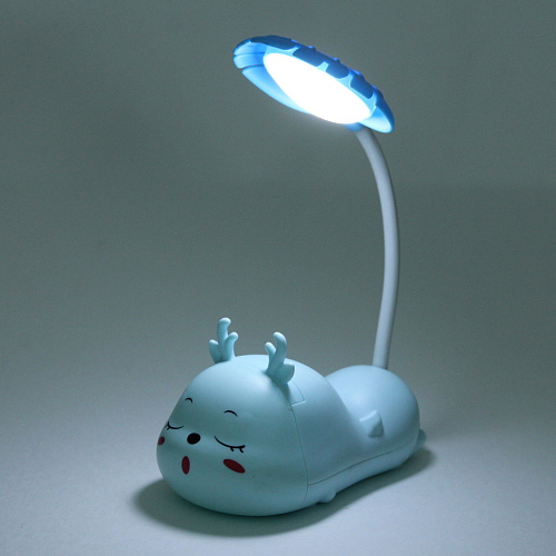 Настольная лампа Sweet deer 7513520 см LED, USB 06-3W, Голубой_10