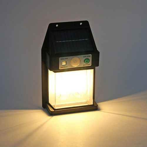 Фонарь садовый Волшебство ночи 16104,5 см, на солнечной батарее (свеч, теплый белый) 2 LED, 3 реж, датчик движ_3