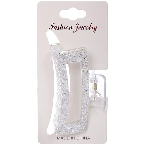 Заколка - краб для волос на блистере MASKOTTA, шесть цветов в ассортименте, 9см  _3