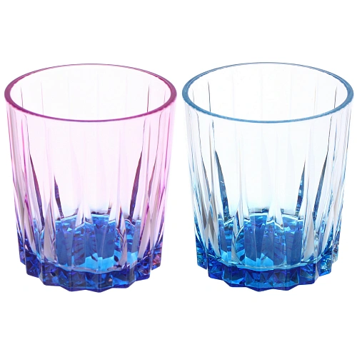 Стакан пластиковый 280мл "Диско", микс цветов