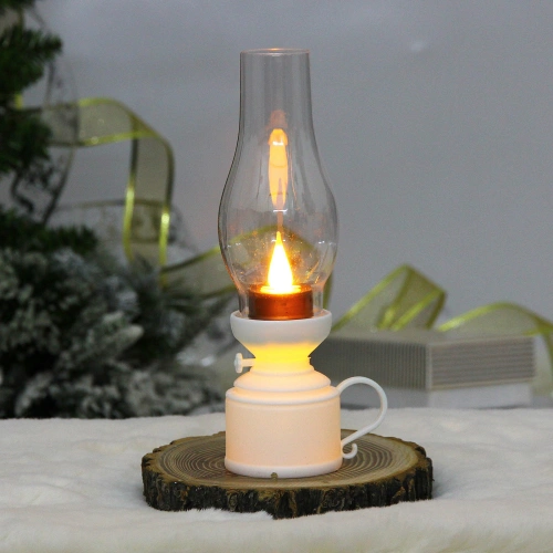 Сувенир с подсветкой "Лампа-Винтаж" 7,3*18,5 см, Белый