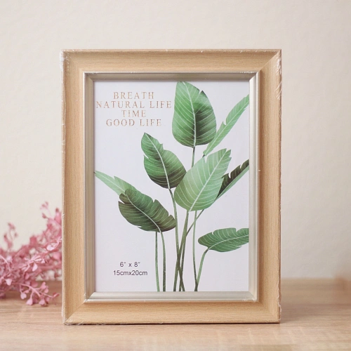 Фоторамка 15*20см "Афины" серый, пластик