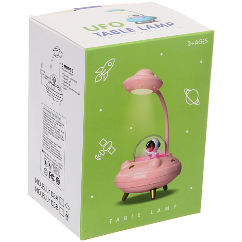 Настольная лампа Sweet - Полёт в космос LED 10,810,821,5 см, USB 37v 3w, Белый_12