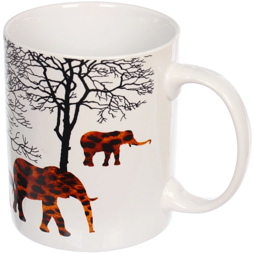 Кружка керамическая 330мл Сафари парк, микс рисунков_3