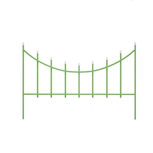 Заборчик садовый "Горизонталь" 60*82*410см (5дет)