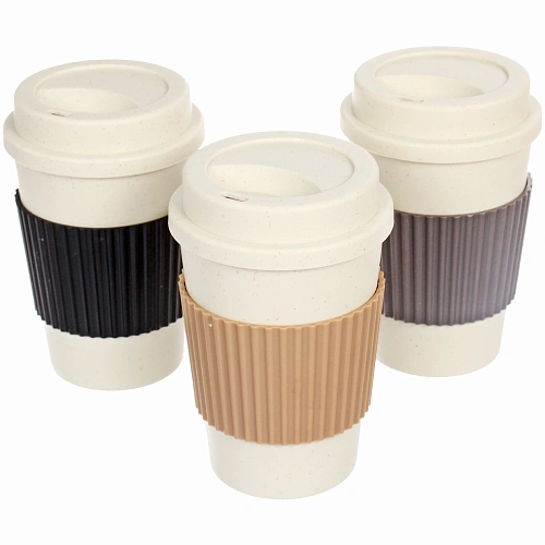 Стакан пластиковый "ЭкоЛайф" 450мл, микс цветов