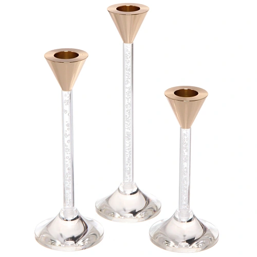 Подсвечники AN ICY TEAR 77151820 см (набор 3 шт), Прозрачныйзолото_2