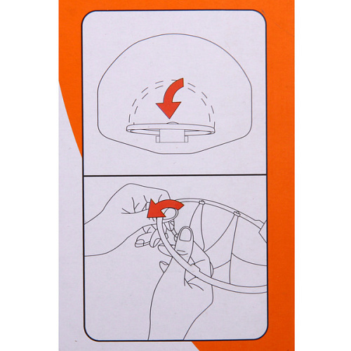 Набор игровой для бассейна ZG270-265 кольцо с подставкой 454567 см, мяч 12 см 1 шт, насос_10