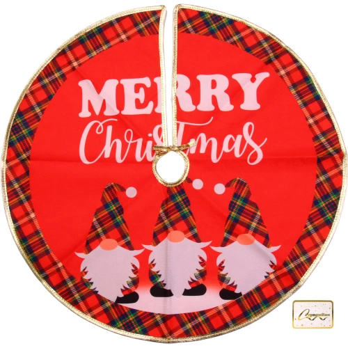 Коврик под елку 60 см "Merry Christmas"