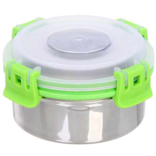 Набор Ланч-бокс 2шт 106см из нержавеющей стали с пластиковой крышкой в чехле_6