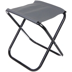 Табурет складной "Кондор" О-образный, 27*31*34 см, до 90 кг, серый