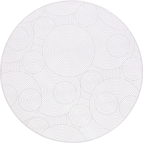 Салфетка на стол 38см "Бесконечность", белая