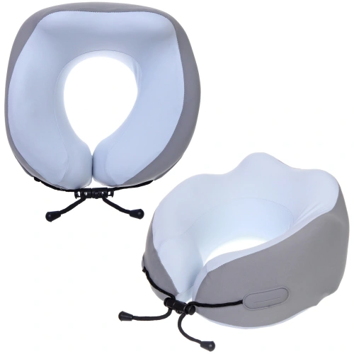 Подушка дорожная "TRIP - Dream", мемори-эффект, цвет голубой