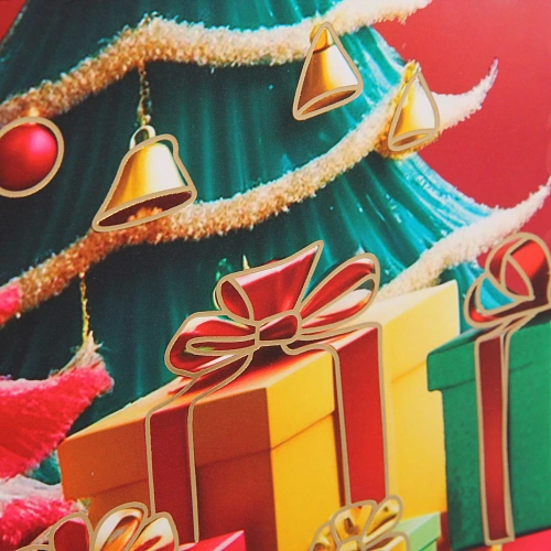 Пакет подарочный Северная сказка 322610 см, микс_8