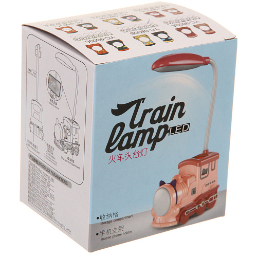 Настольная лампа Sweet - Паровоз LED 10521 см, USB 5v 3w, Коралловый_11