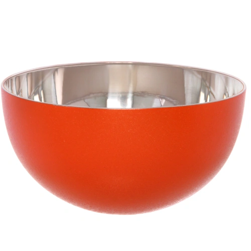 Салатник из нержавеющей стали 1,8л 20*10см цветное покрытие "жатка"