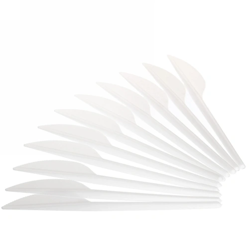 Нож одноразовый в наборе 12шт белый