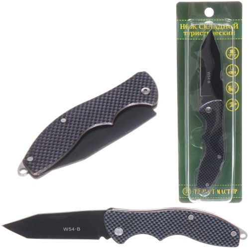 Нож универсальный ТУРИСТМАСТЕР, складной 16 см, блистер W54-B