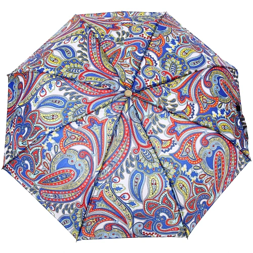 Зонт женский полуавтомат Ампир, микс 4 цвета, 8 спиц, d-100см, длина в слож виде 30см_9