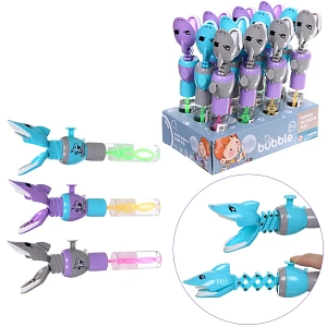 Мыльные пузыри "Акула-Пиратка" 23,5 см, 80 мл, микс цветов