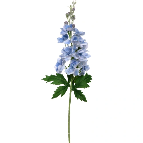 Цветок искусственный "Natur" 70см Дельфиниум голубой