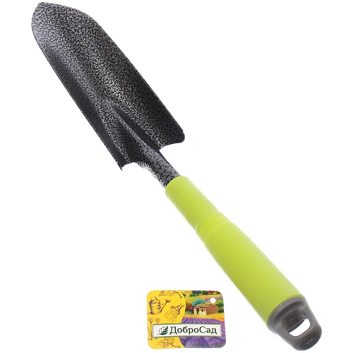 Совок посадочный Садовник 35см узкий, пластиковая ручка ДоброСад_3
