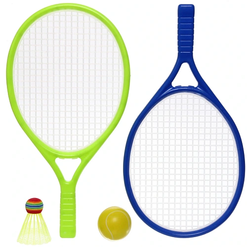 Теннис пляжный в наборе BT-2868: 2 ракетки 42*22 см, мячик, волан