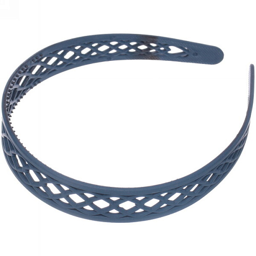 Ободок для волос пластиковый Province - Lily, плетёнка, микс 6 цветов, 2,5 см_7