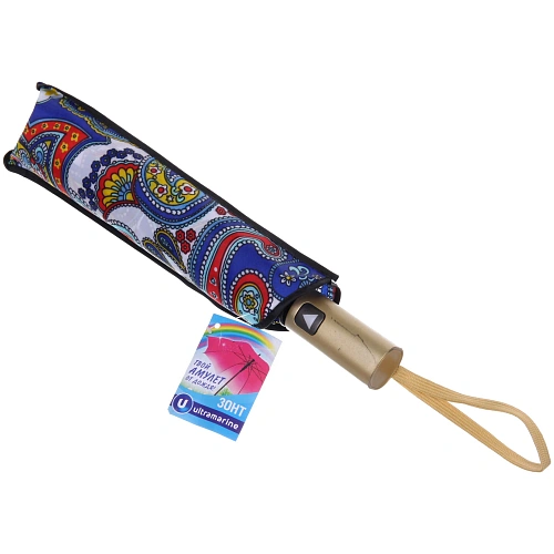 Зонт женский полуавтомат Ампир, микс 4 цвета, 8 спиц, d-100см, длина в слож виде 30см_11