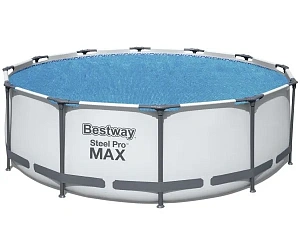 Чехол для круглых каркасных бассейнов 366 см с нагревающим эффектом Bestway (58242)