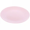 Тарелка керамическая 20см "Матовая глазурь" розовая
