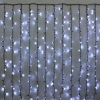 Гирлянда для улицы ЗАНАВЕС "Мерцание" ш3* в2,5 м 480 ламп LED, черный провод, IP-65,Белый  (возможность соединения)         