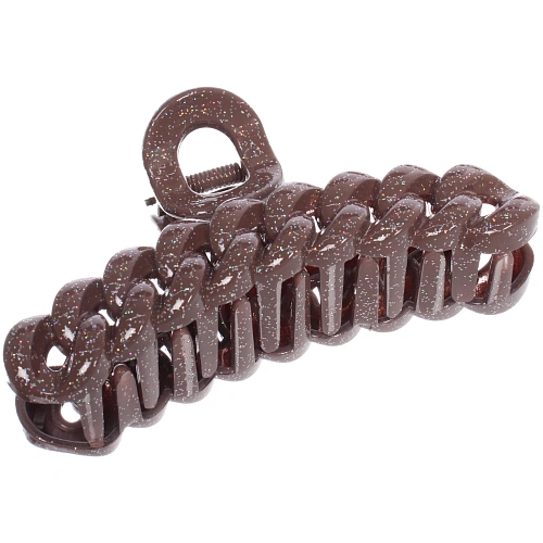 Заколка - краб для волос AKS - MANTANA, микс 6 цветов, косичка, 102см _10