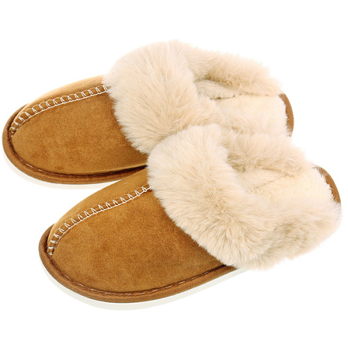 Тапочки женские домашние "IRIS", цвет капучино, р-р 40/41