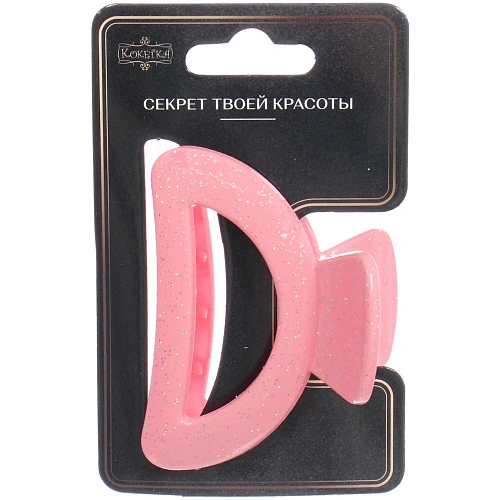 Заколка - краб для волос AKS - MANTANA, микс 6 цветов, трапеция, 63см _6