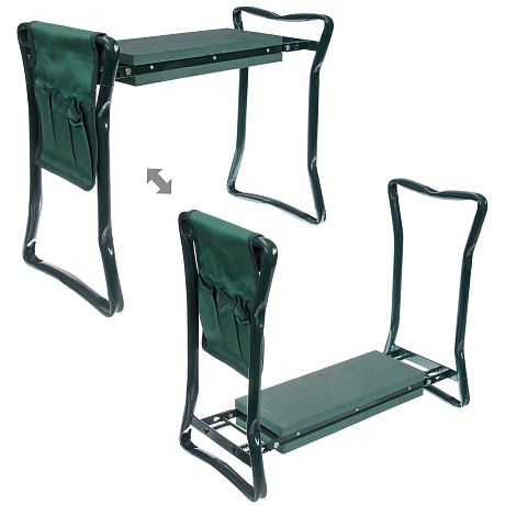 Скамейка-перевертыш садовая складная 60*26*49см