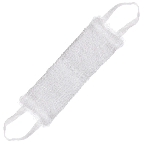 Мочалка для тела полипропиленовая "PREMIER", цвет белый, 42*15см