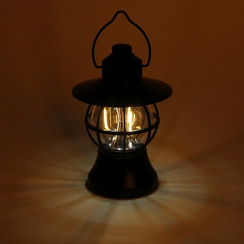 Фонарь кемпинговый подвесной 6 режимов 3LED+3TF, 1913 см 3хAA_12