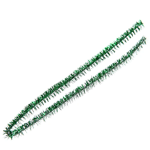 Подвесы для елочных игрушек Мишура 28 см (набор 100 шт), Зеленый_4