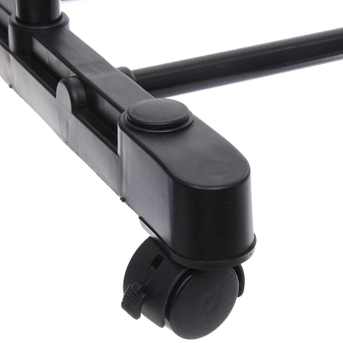 Вешалка гардеробная телескопическая напольная на колесах ПЕРФЕКТХАУС, цвет черный, нагрузка до 20кг, 7542150см_4