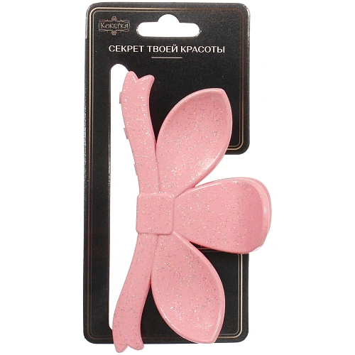 Заколка - краб для волос AKS - MANTANA, микс 6 цветов, лепестки, 115см _6