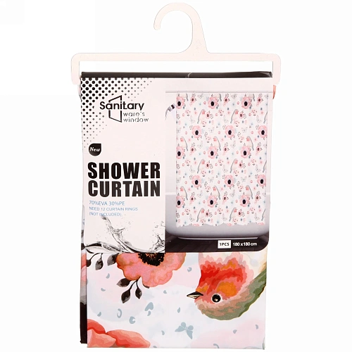 Штора для ванной 180х180 eva Симфония_3