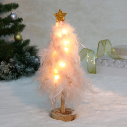 Сувенир с подстветкой "Стильная ёлочка" 8*8*32,5 см