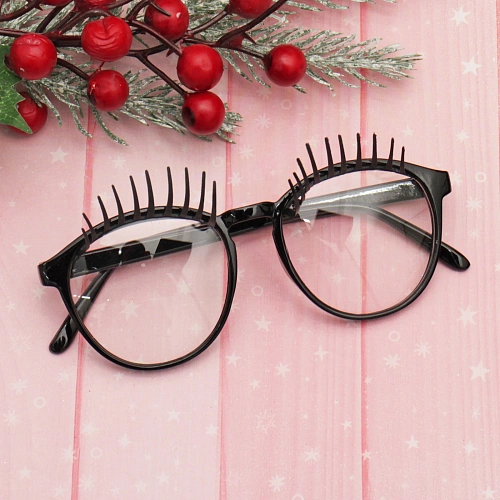 Очки карнавальные Реснички 13,65,5 см_3