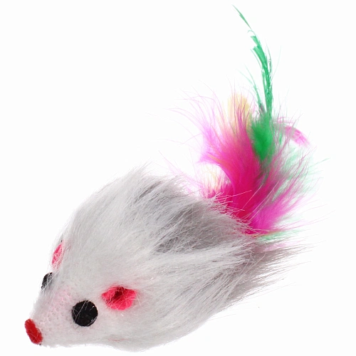 Игрушки в наборе 4шт для кошек МУРОЧКИН, цвет микс, с бубенчиками и мышка_6